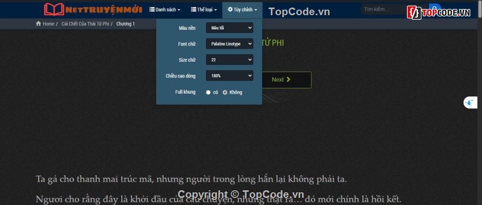 wordpress,web truyện,website chuẩn SEO